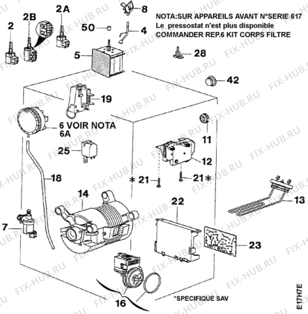Взрыв-схема стиральной машины Arthurmartinelux AW1015T - Схема узла Electrical equipment