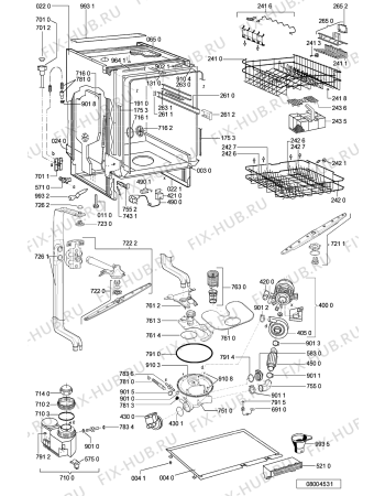 Схема №2 ADG 8555/1 NB с изображением Микромодуль для посудомоечной машины Whirlpool 481221479862