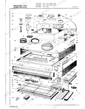 Схема №5 AH133160A с изображением Угольный фильтр для электровытяжки Bosch 00097224