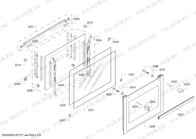 Взрыв-схема плиты (духовки) Bosch HBB64C350F H.BO.PY.C3D.IN.CARRO.B3/.X.E3_COT/ - Схема узла 02