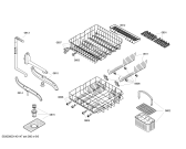 Схема №4 SGU45N35EU с изображением Панель управления для электропосудомоечной машины Bosch 00706304
