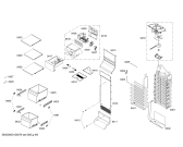 Схема №2 B22CS30SNI с изображением Дверь для холодильной камеры Bosch 00248098