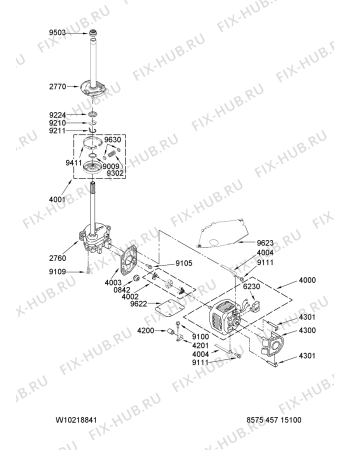 Взрыв-схема комплектующей Whirlpool 3RLSQ8033SW1 (F091346) - Схема узла