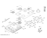 Схема №1 POH616B2TL 3G+1W BO T60R TIGER с изображением Форсунки для природного газа для электропечи Bosch 00626914