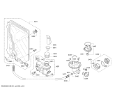 Схема №2 SMV63M10TC с изображением Силовой модуль запрограммированный для посудомоечной машины Bosch 12004922