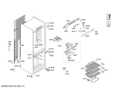 Схема №3 KGS36A90 с изображением Дверь морозильной камеры для холодильника Bosch 00683642