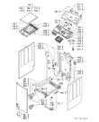 Схема №1 AWT 2287/2 с изображением Обшивка для стиралки Whirlpool 481245215432