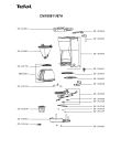 Схема №1 CM180811/87A с изображением Заварочный блок (диффузор) для кофеварки (кофемашины) Tefal SS-202865