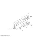 Схема №1 SRZEUE4 GE 410 с изображением Вкладыш в панель для посудомоечной машины Bosch 00444630