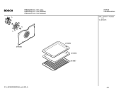 Схема №3 HBN2023EU с изображением Передняя часть корпуса для электропечи Bosch 00360457