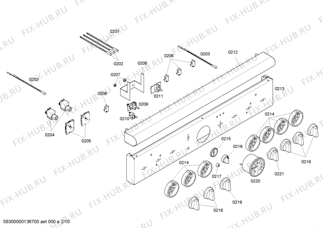 Схема №4 PRG364EDG с изображением Кабель для духового шкафа Bosch 00643521