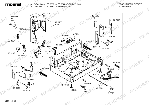 Схема №4 SGIIMK1 GSI8263 с изображением Инструкция по эксплуатации для посудомойки Bosch 00521205