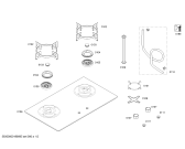 Схема №1 PED72A31MQ с изображением Переключатель для духового шкафа Bosch 18022851