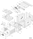 Схема №2 ERP60 (F023957) с изображением Ручка двери для электропечи Indesit C00139205