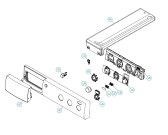 Схема №3 SB8578   -White (900002552, TD25.3) с изображением Декоративная панель для стиралки Gorenje 271237