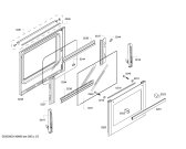 Схема №4 HBA73R251E Horno.bosch.py.2d.b2.e3_cif.pt_bsc.inx с изображением Передняя часть корпуса для плиты (духовки) Bosch 00701709