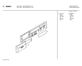 Схема №2 WFF2070NL WFF2070 с изображением Панель управления для стиралки Bosch 00295111