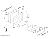 Схема №2 HGD625250H с изображением Уплотнитель двери для духового шкафа Bosch 00613275