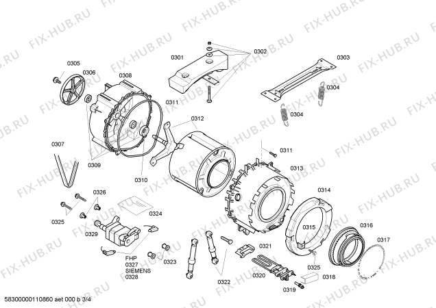 Схема №4 WFPI600D VARIO PLUS 600D с изображением Ручка для стиралки Bosch 00495644