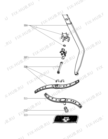 Схема №1 ADPF 782 WH с изображением Обшивка для электропосудомоечной машины Whirlpool 482000019071