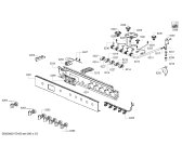 Схема №2 HSB738356M с изображением Ручка двери для электропечи Bosch 00747348