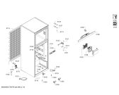 Схема №1 BD2058L2VV Profilo с изображением Дверь для холодильника Bosch 00713121