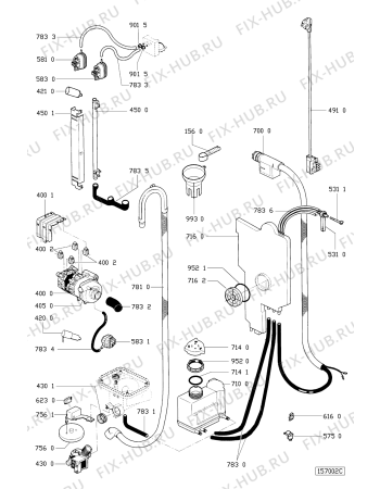 Схема №1 ADG 931/2 AV с изображением Электродвигатель для посудомоечной машины Whirlpool 481990501201