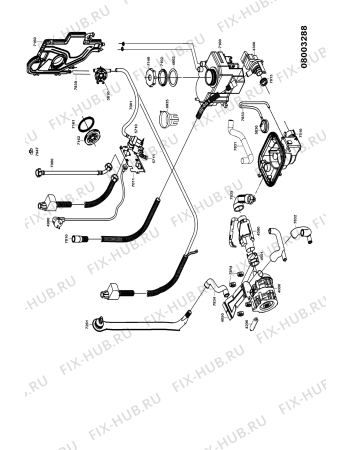 Схема №2 ADP 558 WH с изображением Мини-ручка для электропосудомоечной машины Whirlpool 481290508335