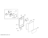 Схема №4 SPUCY43M21 с изображением Внешняя дверь для посудомоечной машины Bosch 00687650