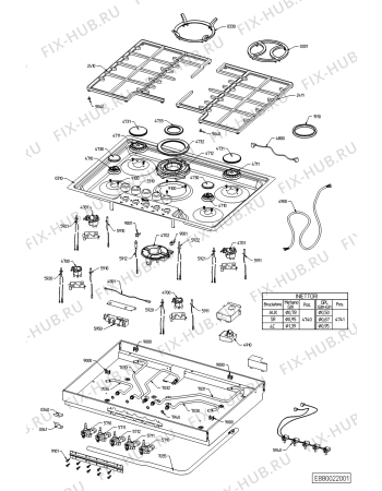 Схема №1 AKM 487/IX с изображением Затычка для духового шкафа Whirlpool 480121100415