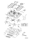 Схема №1 AKM 487/IX с изображением Затычка для духового шкафа Whirlpool 480121100415