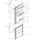 Схема №1 DRN1215J (379008, HZFI2827AF) с изображением Дверца для холодильника Gorenje 291657