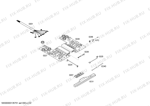 Взрыв-схема плиты (духовки) Bosch PIE645T14X BO.4I.60.BAS.X.X.Bas - Схема узла 02