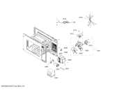 Схема №2 3WG365NIM с изображением Дверь для микроволновой печи Bosch 00771736