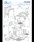 Схема №1 EN520.BL EX:1 LATTISSIMA "PLUS" с изображением Запчасть для электрокофемашины DELONGHI 7313229271