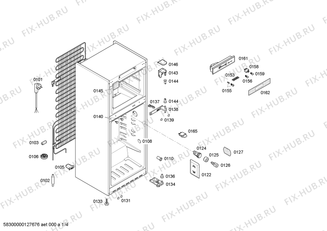 Схема №1 3FFB3400 с изображением Поднос для холодильника Bosch 00660508