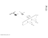 Схема №3 HB10AB520 с изображением Панель управления для духового шкафа Siemens 00670409