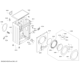 Схема №2 WLG24160OE, Bosch Maxx 5 с изображением Ручка для стиральной машины Bosch 00796031