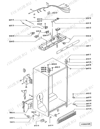 Схема №2 KGN 7000/WS с изображением Декоративная панель для холодильной камеры Whirlpool 481946049817