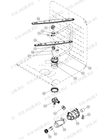Взрыв-схема посудомоечной машины Gorenje Prof Dish DW20 NO   -Titanium (180118, DW20.C) - Схема узла 03