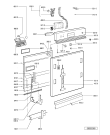 Схема №2 GSI 4411/1 WH с изображением Панель для посудомоечной машины Whirlpool 481245372747