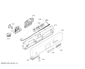 Схема №3 SE5GNF9 с изображением Передняя панель для посудомойки Bosch 00667608