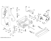 Схема №2 S21M85N0DE с изображением Передняя панель для посудомойки Bosch 00672405