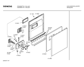 Схема №2 SE26260FF с изображением Передняя панель для посудомоечной машины Siemens 00357915