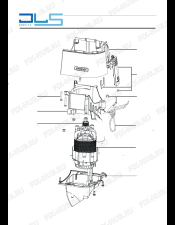 Взрыв-схема кухонного комбайна KENWOOD KVL8400S Kitchen Machine Titanium - XL - Схема узла 2