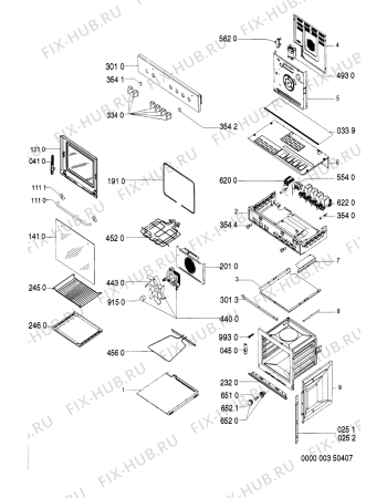 Схема №1 AKP777/WH с изображением Обшивка для плиты (духовки) Whirlpool 481945358595