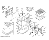 Схема №1 HLN423020E с изображением Стеклокерамика для электропечи Bosch 00244235
