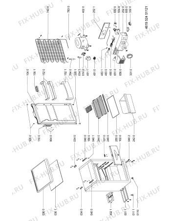 Схема №1 TS 136 VR03 с изображением Дверь для холодильной камеры Whirlpool 481241619486