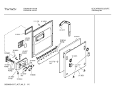 Схема №3 DWI246UB с изображением Планка для посудомоечной машины Bosch 00353277