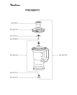 Схема №1 FP652DB7/701 с изображением Двигатель (мотор) для электрокомбайна Moulinex MS-0697478